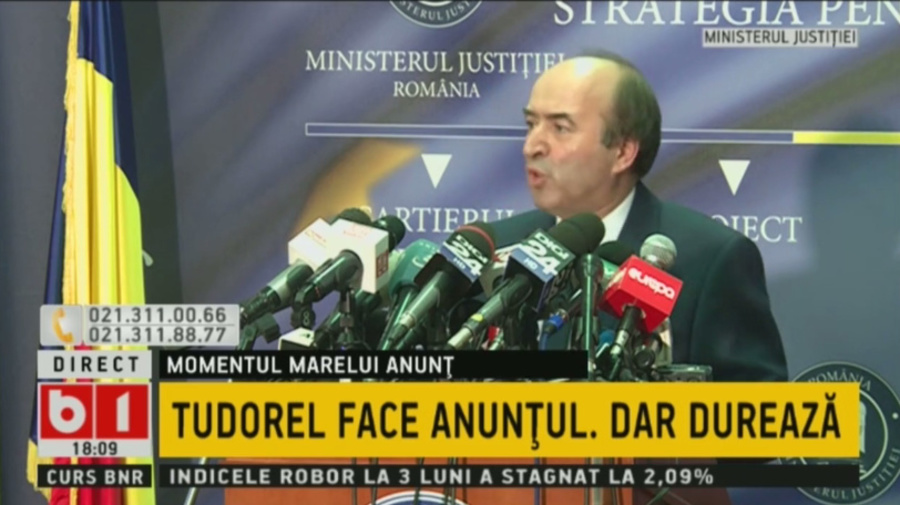 AUDIENŢE. Tudorel Toader, un discurs care a ţinut cu nervii întinşi aproape două milioane de români