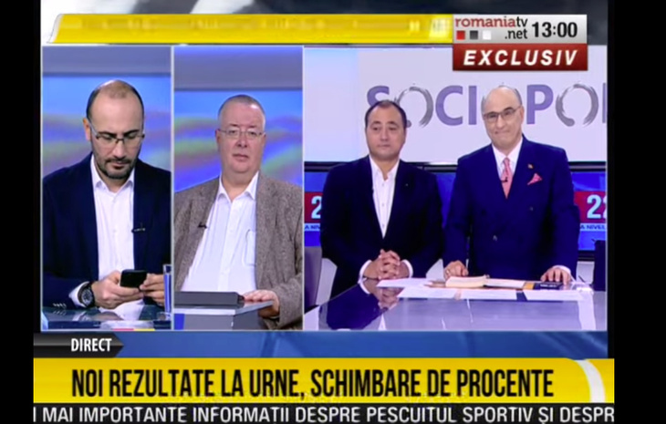 AUDIENŢE ALEGERI. Romania TV, cea mai urmărită toată ziua, imediat după Pro TV, în ţară şi la oraşe. Antena 3 şi Digi24, alegerile publicului tânăr