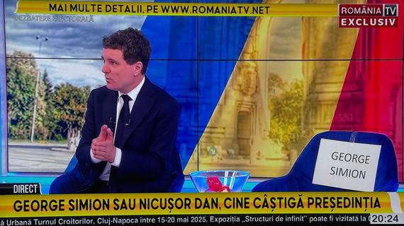 AUDIENŢE. Dezbaterea cu Nicuşor Dan la România TV şi George Simion absent, locul doi la oraşe după Pro TV. Câţi români s-au uitat?