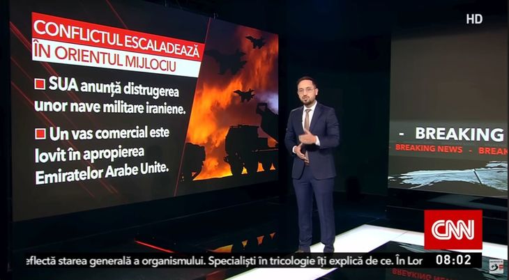 AUDIENŢE Prime-Time în martie. Antena 3, Digi şi B1 TV cresc pe fondul crizei din Orientul Mijlociu. România TV scade. Unde a ajuns TVR după mutarea Telejurnalului