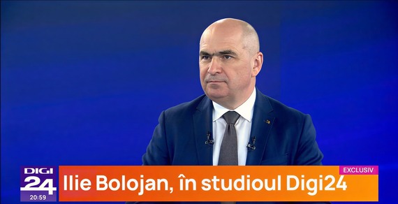 AUDIENŢE. Bolojan la Digi 24. Câţi români s-au uitat? Cam de două ori mai mulţi decât în mod normal la postul de ştiri