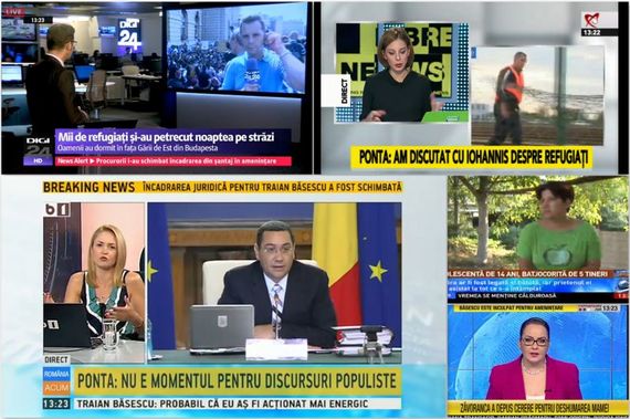 Posturile de ştiri în august: România TV, singurul canal care creşte. Digi 24 coboară seara câteva locuri. Antena 3 revine pe doi după media pe zi