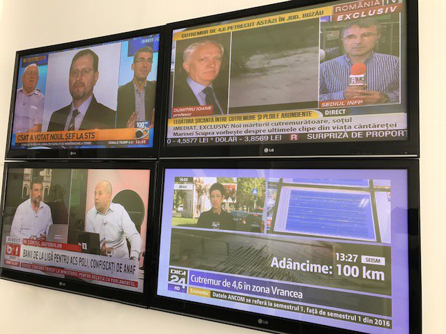 Posturile de ştiri în iulie. Doar România TV creşte în audienţe. După o lună pe plus, una pe minus pentru Digi 24 şi Realitatea