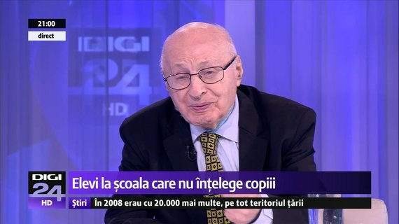 TOP ŞTIRI. Solomon Marcus, distribuit pe Facebook: "Fiecare pagină de manual îl agresează pe copil"