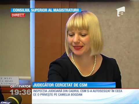 Dan Tăpălagă, distribuit cu un text despre cum CSM nu a apărat reputaţia judecătoarei Camelia Bogdan, călcată în picioare de Antena 3