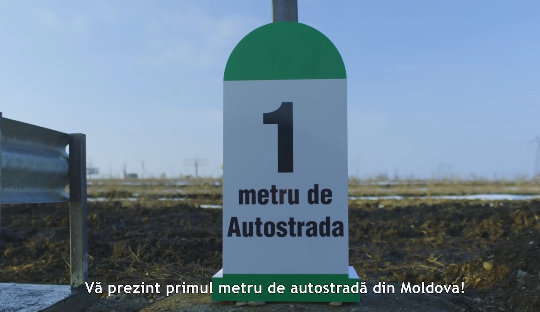 SHARED NEWS. Primul metru de autostradă din Moldova: Un viral cu 50.000 de share-uri pe Republica.ro