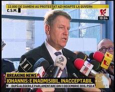 Astăzi e o zi de doliu - Poziţia lui Klaus Iohannis, zeci de mii de share-uri