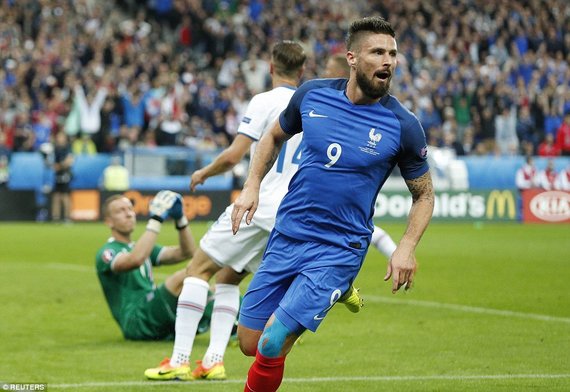 Câţi francezi au urmărit partida cu Islanda. 60% dintre televizoare, setate pe meciul de la Euro
