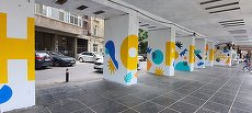 COMUNICAT. Foto cu artă murală. savana a donat 1 tonă de vopsea pentru evenimentul-manifest Street Delivery 2020