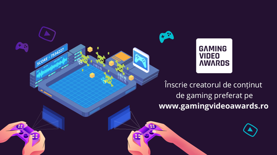 COMUNICAT. A început Gaming Video Awards, competiţie ce îi premiază pe cei mai buni şi responsabili creatori de conţinut de gaming din România