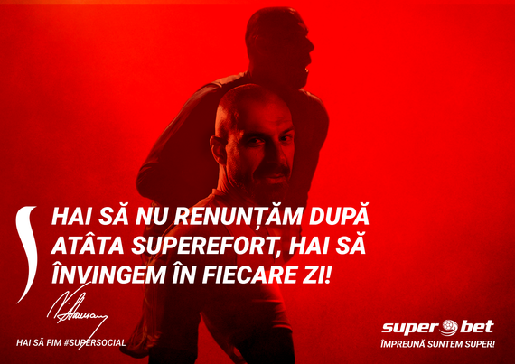 COMUNICAT. Platforma #supersocial de la Superbet şi Rusu+Borţun îi încurajează pe români să câştige meciul cu 2020