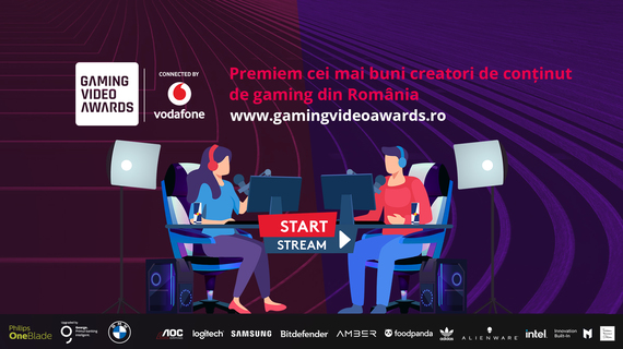 COMUNICAT. Publicul a decis nominalizaţii la Gaming Video Awards: peste 155 de mii de voturi au strâns cele 277 de stream-uri înscrise în competiţie