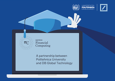 COMUNICAT. DB Global Technology continuă programul de master „Sisteme de programare financiară/Financial Computing” în parteneriat cu Universitatea Politehnica