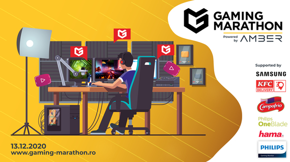 COMUNICAT. La Gaming Marathon, sute de mii de gameri vor afla cum pot urma o carieră în industria dezvoltatoare de jocuri video locală