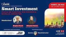 COMUNICAT. Conferinţa digitală LIVE „SMART INVESTMENT – Piaţa de Capital din România” – Marţi 25 mai de la ora 10.00 cu participarea specială a doamnei Anca Dragu -  Preşedintă a Senatului României