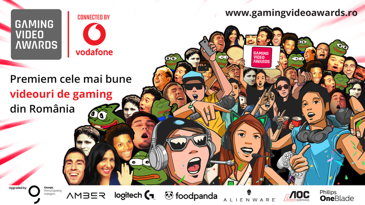 COMUNICAT. 60 de creatori de conţinut de gaming locali concurează pentru votul publicului la Gaming Video Awards 