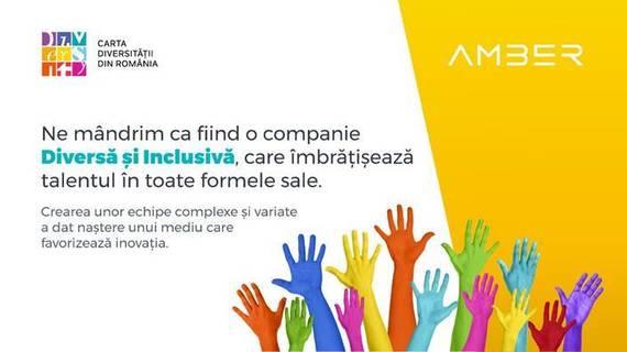 COMUNICAT. Amber, prima companie românească de gaming care semnează Carta Diversităţii   