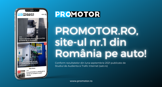 COMUNICAT. OFICIAL. ProMotor.ro – cel mai citit site de ştiri din domeniul Auto & moto şi în luna septembrie