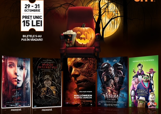 COMUNICAT. Curajos de Halloween? Cinema City a măcelărit preţurile la 5 filme noi de neratat pe Marile Ecrane
