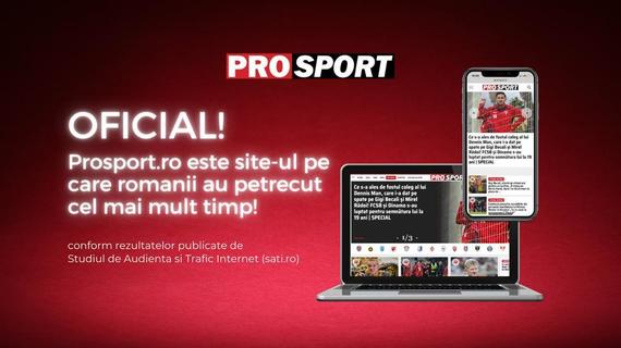 COMUNICAT. ProSport.ro – site-ul pe care românii au petrecut sâmbătă cel mai mult timp! Halep, noul antrenor al ”naţionalei” sau Djokovic, printre subiectele de interes major