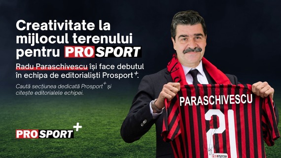 COMUNICAT. Radu Paraschivescu se alătură echipei ProSport