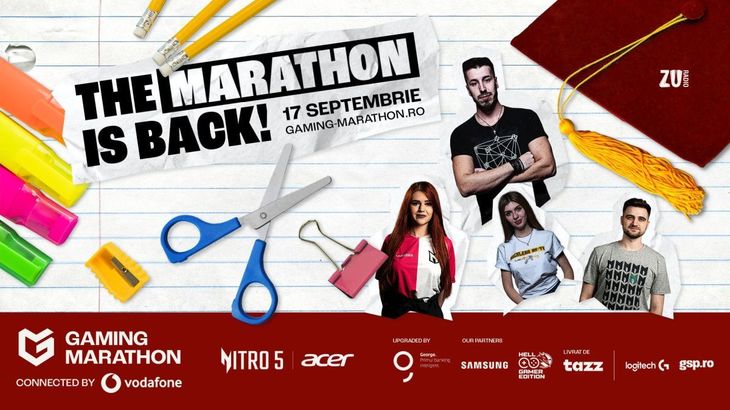 În cadrul Gaming Marathon, Zeci de mii de elevi şi studenţi participă la cel mai mare quiz de gaming şi cultură generală din România