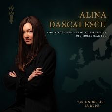 COMUNICAT. Alina Dăscălescu, nominalizată la Gala 40 sub 40 
