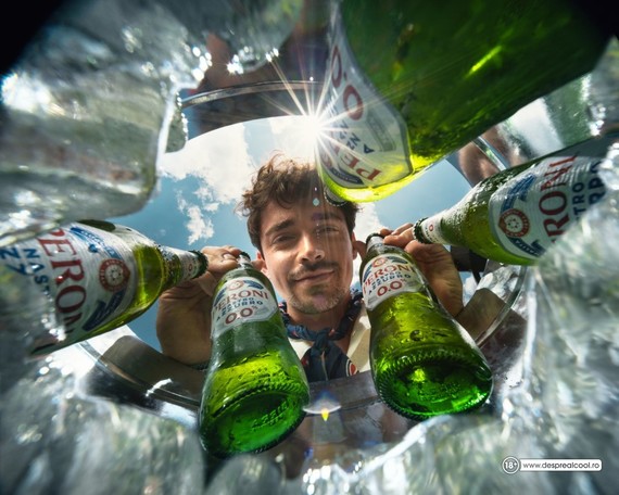 COMUNICAT. Peroni Nastro Azzurro 0.0% alcool anunţă parteneriatul cu Charles Leclerc, primul ambasador global al brandului