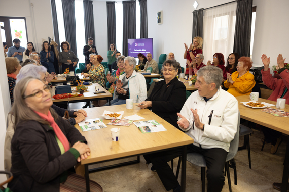 COMUNICAT. La Ploiesti s-a deschis astazi al doilea centru de socializare pentru seniorii români (VIDEO)