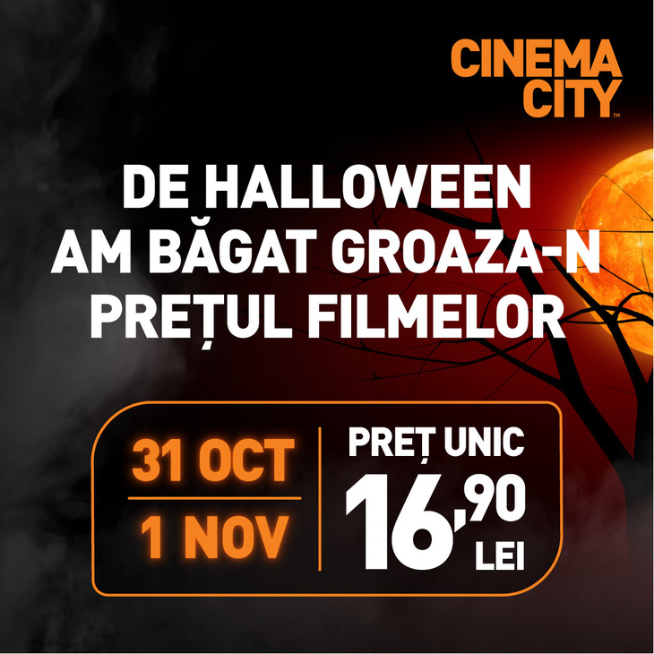 COMUNICAT. Teroare în cinema: o groază de filme pentru fanii Halloween