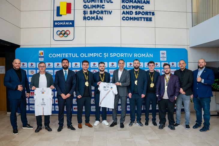 COMUNICAT. Echipa României, campioană mondială la Counter-Strike, felicitată de preşedintele Comitetului Olimpic şi Sportiv, Mihai Covaliu

