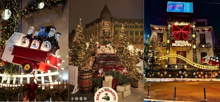 COMUNICAT. Birra Moretti aduce atmosfera sărbătorilor mai aproape de consumatori printr-o nouă campanie festivă integrată (FOTO/VIDEO)