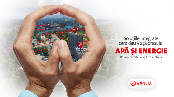 COMUNICAT: Prima campanie Veolia România vorbeşte despre un viitor sustenabil, infrastructuri inteligente şi confort sporit pentru români 