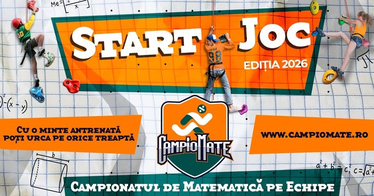 Parteneriat. START JOC în CampioMATE 2026: jucători din toată ţara din cele 339 de echipe şi 26 de bănci de rezerve au început probele de campionat din cea de-a cincea ediţie 