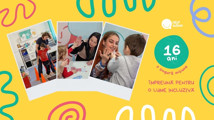 COMUNICAT. Help Autism, la 16 ani: de la câţiva copii la cea mai mare organizaţie dedicată TSA din România, cu peste 3.600 de beneficiari şi 7 centre active