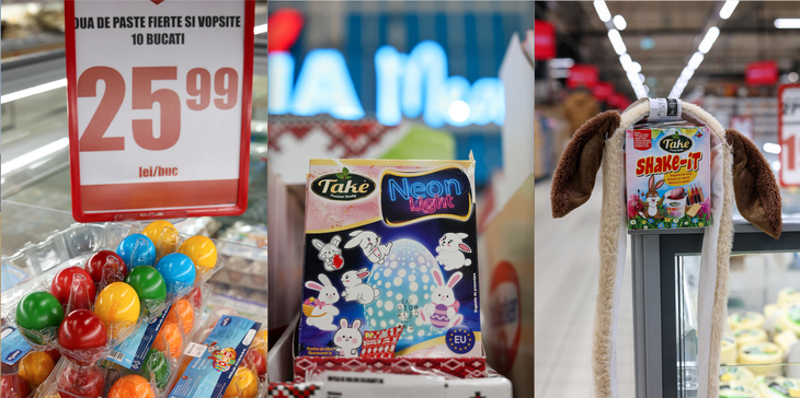 GALERII FOTO. Ca să alegeţi mai uşor! Tot ce puteţi pune pe masa de Paşte - de la prăjituri la cozonaci şi ingrediente, în imagini apetisante. Oferta Auchan (Proiect Special)