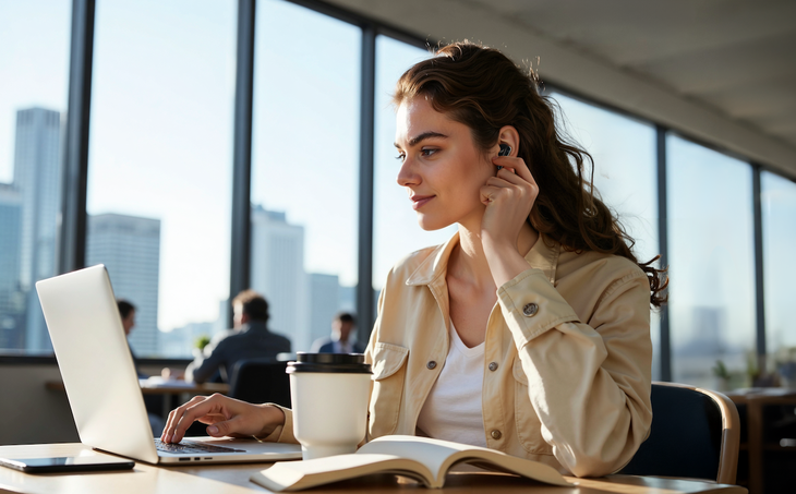 COMUNICAT. Era muncii remote: lucrează de oriunde folosind căşti cu anulare a zgomotului