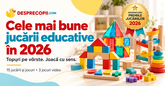 COMUNICAT. Desprecopii.com publică Premiile Jucăriilor 2026: studiu independent cu un panel de 100 de mame şi un chestionar completat de 873 de părinţi