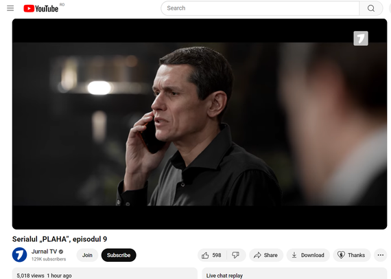 „PLAHA”, cu Iulian Postelnicu în rol principal, serialul-fenomen al momentului: peste un milion de vizualizări ale primelor episoade
