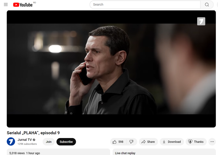 „PLAHA”, cu Iulian Postelnicu în rol principal, serialul-fenomen al momentului: peste un milion de vizualizări ale primelor episoade