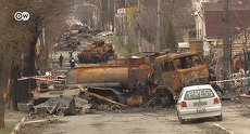REPORTAJ VIDEO Deutsche Welle la  Bucha. Ce povestesc civilii care au fost sub ocupaţie rusă