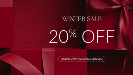 COMUNICAT. Iarna aceasta eleganţa vine de la Seroussi: profită de promoţia Winter Sale ce aduce reduceri de 20% la o selecţie de piese vestimentare şi accesorii masculine