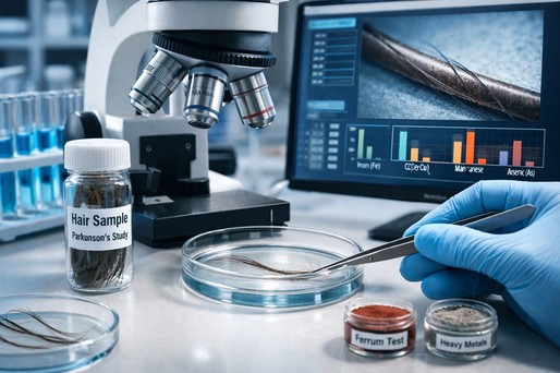 Deficitul de fier din firul de păr ar putea semnala boala Parkinson