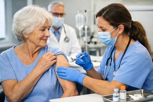 Vaccinul antigripal în doză mare, asociat cu un risc mai scăzut de Alzheimer la vârstnici