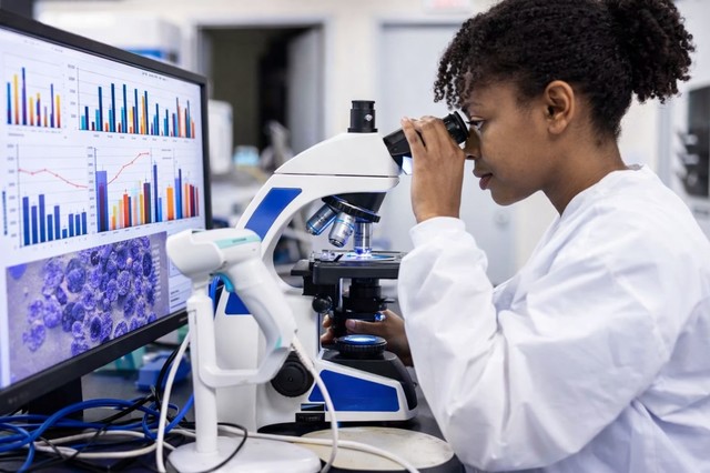 Poza pentru articolul Cercetătorii au analizat toate mutaţiile posibile dintr-o regiune-cheie a unei gene implicate în cancer, pentru a înţelege cum influenţează creşterea tumorilor