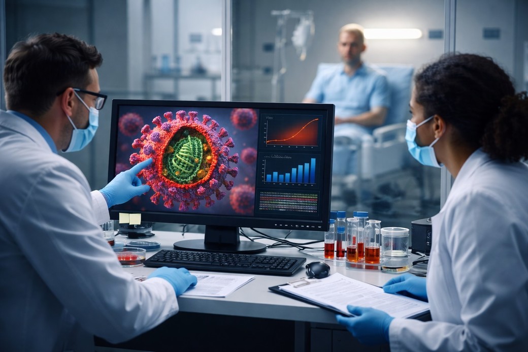 Un nou caz medical rar indică posibilitatea controlului infecţiei cu HIV după transplant de celule stem
