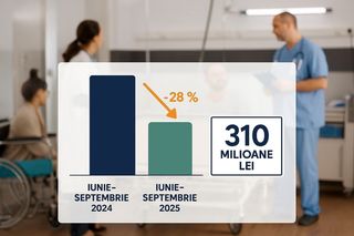Numărul de concedii medicale acordate în România a scăzut cu 28% în trimestrul III din 2025