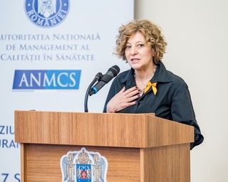 Oana Gheorghiu, reconfirmată ca membru în colegiul director al ANMCS de către preşedintele României