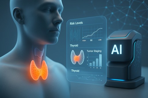 Primul model AI din lume pentru diagnosticul cancerului tiroidian are o acurateţe de peste 90%