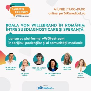 Eveniment de lansare a platformei dedicate pacienţilor cu boala von Willebrand în România